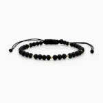 Bratara cu bilute din aur 14k, cristale mate si margelute Miyuki cod: BRCR110