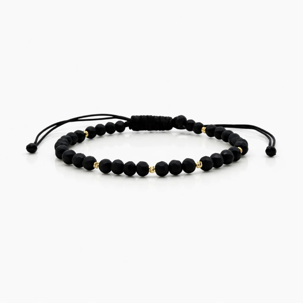 8b632dd4-025a-437b-b06b-a290bffcfb68 Bratara cu bilute din aur 14k, cristale mate si margelute Miyuki cod: BRCR110 - imagine 1