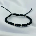 Bratara cu bilute din aur 14k, cristale mate si margelute Miyuki cod: BRCR110 - imagine 3