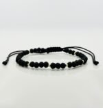 Bratara cu bilute din aur 14k, cristale mate si margelute Miyuki cod: BRCR110