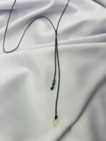 Chokere cu snur si pandantiv aur - cruce